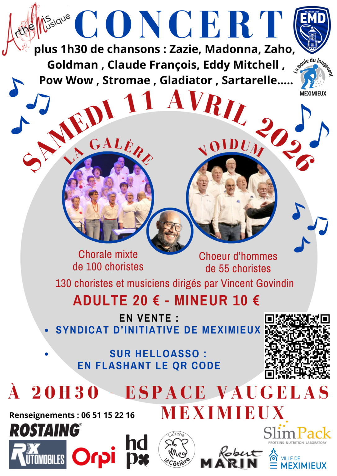 Affiche Concert Chorale évènement (1)